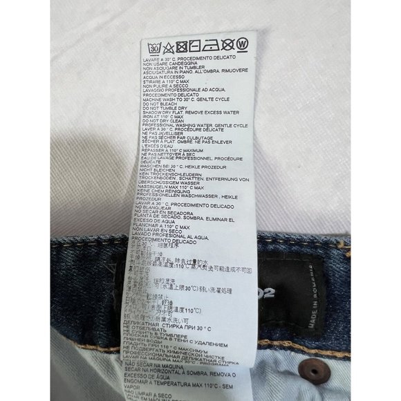 DSQUARED2 Mens Slim Jean Jeans IT48 W34 Blue Denim S74LB0565S30664470 NWT - Picture 16 of 16